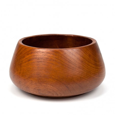 Danish large vintage bowl in teak