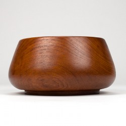 Danish large vintage bowl in teak