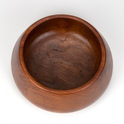 Danish large vintage bowl in teak