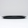 Black small ceramic vintage serving plate