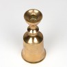 Danish brass vintage candlestick