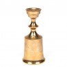 Danish brass vintage candlestick