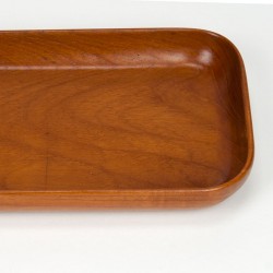 Swedish teak vintage bowl from Söwe Konst Sövestad