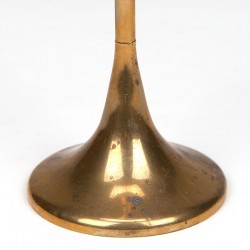 Brass vintage F.W. Danish design candlestick