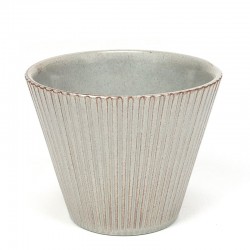 Gray vintage flower pot by ADCO