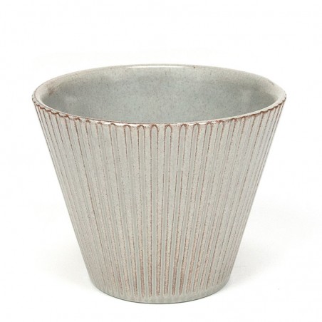 Gray vintage flower pot by ADCO