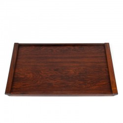 Rosewood wooden vintage Mid-Century tray