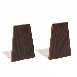 Rosewood set of 2 vintage Danish bookends