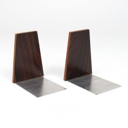 Rosewood set of 2 vintage Danish bookends