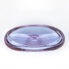 Glass vintage bowl in pink shade