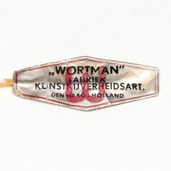 Dutch vintage candlestick marked F. Wortman The Hague