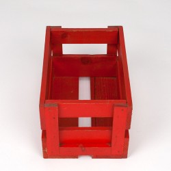 Klein model Deens kistje/ kratje ØL rood