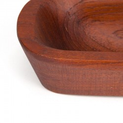 Danish teak vintage bowl, organic design