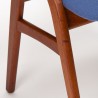 Danish Mid-century dining table/office chair with round backrest