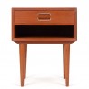 Dyrlund Mid-Century vintage bedside table in teak