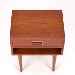 Dyrlund Mid-Century vintage bedside table in teak