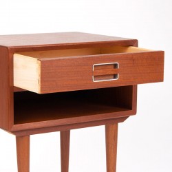 Dyrlund Mid-Century vintage bedside table in teak