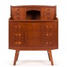 Mid-century secretaire in teak Deens jaren vijftig model