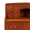 Mid-century secretaire in teak Deens jaren vijftig model