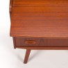 Mid-century secretaire in teak Deens jaren vijftig model