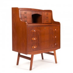 Mid-century secretary in teak, Danish 1950s model