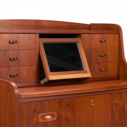 Mid-century secretary in teak, Danish 1950s model