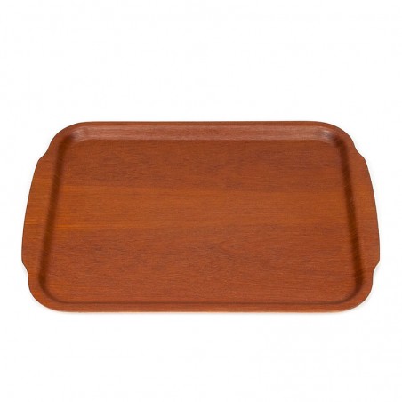 Silva teak vintage tray