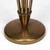 Vintage napkin holder in brass and bamboo