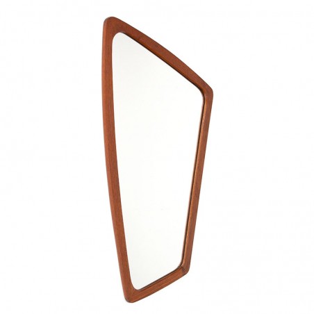 Organically designed Mid-Century Danish design mirror