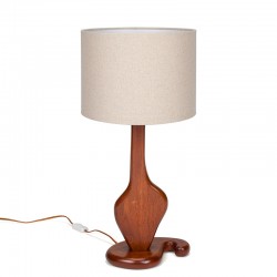 Danish Mid-Century design table lamp with organic design