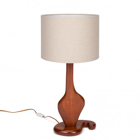 Danish Mid-Century design table lamp with organic design