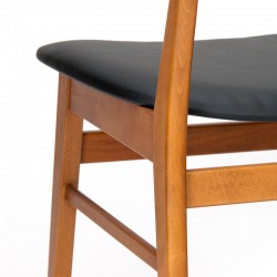 Farstrup model 210 Mid-Century Deense set stoelen