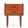 Mid-century teak bedside table from the B. Groth Møbelfabrik