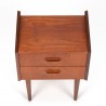 Mid-century teak bedside table from the B. Groth Møbelfabrik