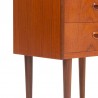 Mid-century teak nachtkastje uit de B. Groth Møbelfabrik