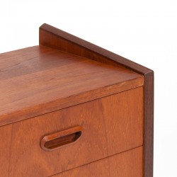 Mid-century teak bedside table from the B. Groth Møbelfabrik