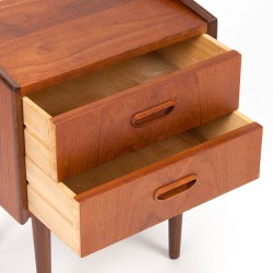 Mid-century teak bedside table from the B. Groth Møbelfabrik