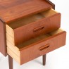 Mid-century teak bedside table from the B. Groth Møbelfabrik