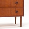 Ladekast Deens Mid-Century vintage model met 6 lades