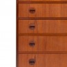 Chest of drawers Danish Mid-Century vintage model with 6 drawers