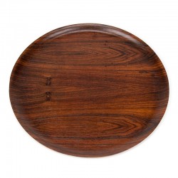 Large model vintage tray in rosewood