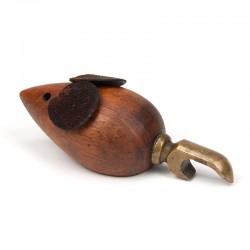 Crown bottle opener as a mouse, vintage Danish model