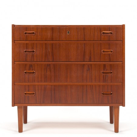 Teak vintage Mid-Century Danish chest of drawers