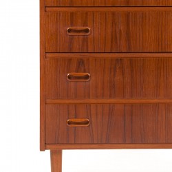 Teak vintage Mid-Century Danish chest of drawers