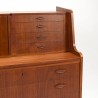 Mid-Century teak Danish vintage secretaire furniture