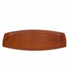 Oval model vintage Danish teak tray