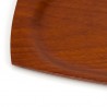 Oval model vintage Danish teak tray