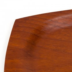 Oval model vintage Danish teak tray