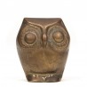 Miniature brass vintage owl