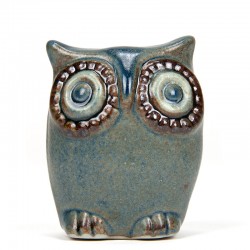 Ceramic small vintage figurine of an owl